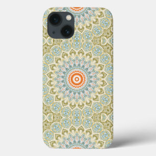 Case-Mate iPhone Case Mandala Médaillon en Vert, Bleu et Orange