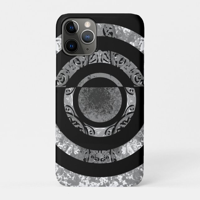 Coques Case-Mate iPhone Mandala moderne 1 - black&white (Dos)