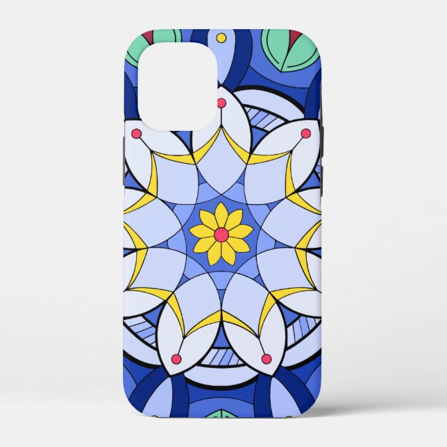 Coques Case-Mate iPhone Mandala Motif 01 (Verso)