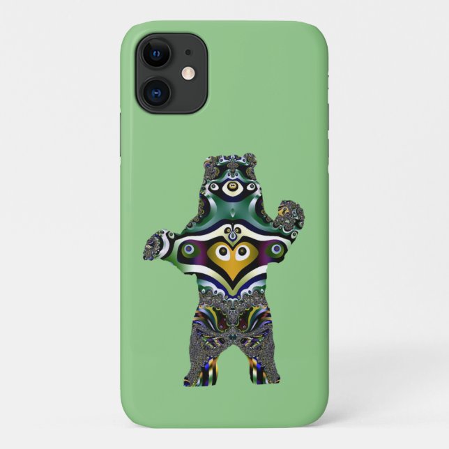 Coques Case-Mate iPhone Mandala Polar Bear (Dos)