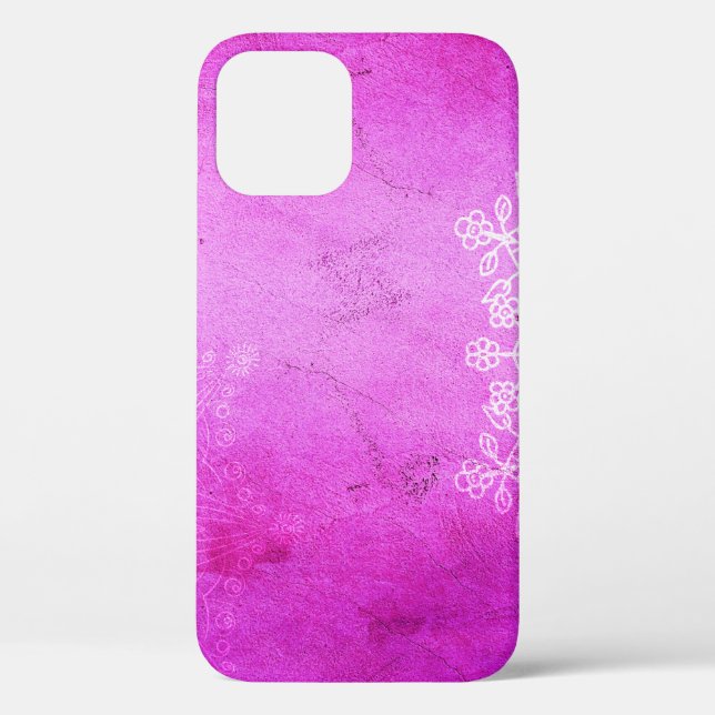 Coques Case-Mate iPhone Mandala rose design méditation zen (Verso)