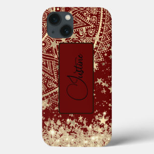 Case-Mate iPhone Case Mandala & Stars enchanteurs sur Red Personnalisé