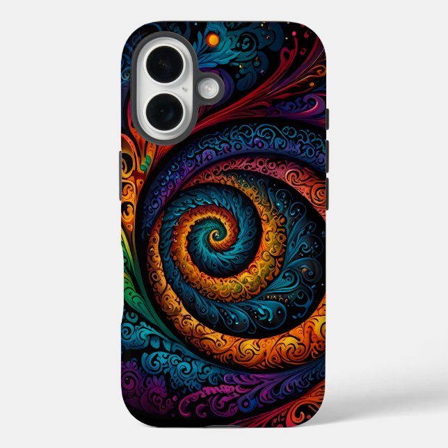 Coques Case-Mate iPhone Mandala Swirl vibrant : OtterBox (Verso)