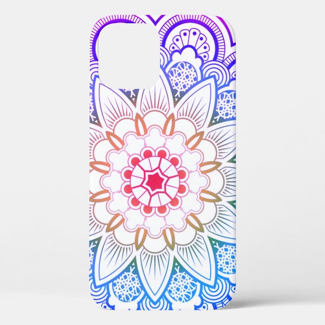 Coques Case-Mate iPhone Mandala Tattoo (A white phone case with a mandala design!)