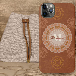 Coque Case-Mate iPhone Mandalas de la tribu Boho Terthones rustiques Vari