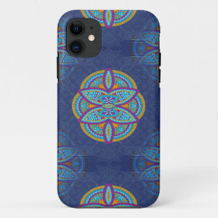Case-Mate iPhone Case Mandalas sur la conception de répétition bleu mari