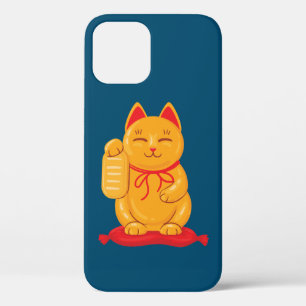 Case-Mate iPhone Case Maneki Neko Chat d'or japonais, Symbole de richess