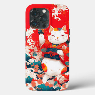 Case-Mate iPhone Case Maneki-Neko, Chat japonais chanceux