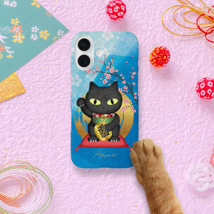 Coque Pour iPhone 16 Maneki Neko Lucky Poilue