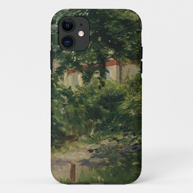 Coques Case-Mate iPhone Manette| Un coin du jardin à Rueil, 1882 (Dos)