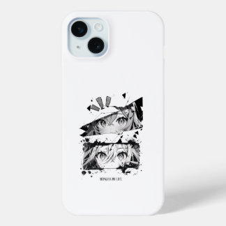 Coque Case-Mate iPhone Manga Est Ma Vie Anime Yeux Glitch Art