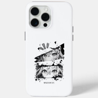 Coque Case-Mate iPhone Manga Est Ma Vie Anime Yeux Glitch Art