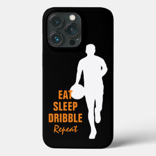 Case-Mate iPhone Case Manger Dormir Dribbler Répéter silhouette de baske