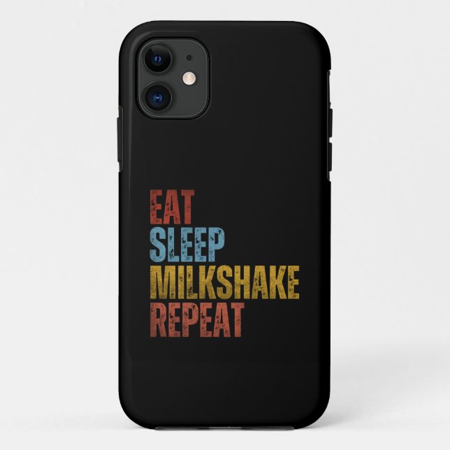 COQUES Case-Mate iPhone MANGER DORMIR MILKSHAKE RÉPÉTER (Dos)