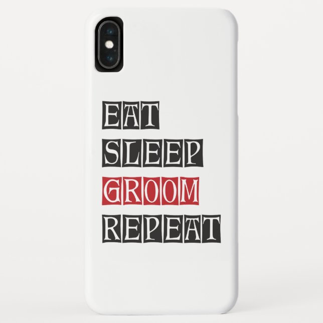 Coques Case-Mate iPhone Manger Dormir Toiletter Répéter (Dos)