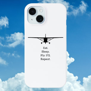 Coque Case-Mate iPhone Manger. Dormir. Vol 172. Recommencer. Avion