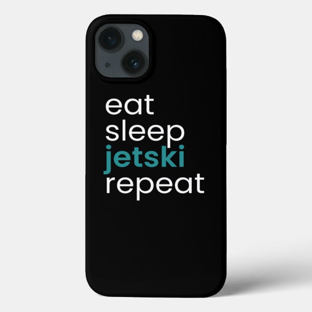 Coques Case-Mate iPhone Manger Sleep Jetski Repeat (Verso)