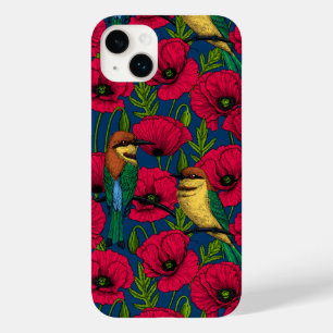 Coque Case-Mate iPhone Mangeurs d'abeilles et pavots