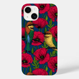 Coque Case-Mate iPhone Mangeurs d'abeilles et pavots