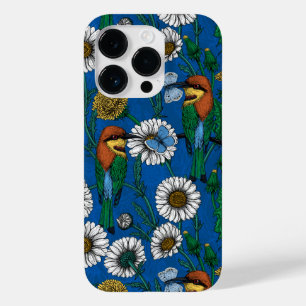 Coque Case-Mate iPhone Mangeurs d'abeilles sur bleu