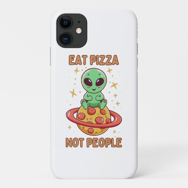 Coques Case-Mate iPhone Mangez de la pizza pas des gens (Dos)