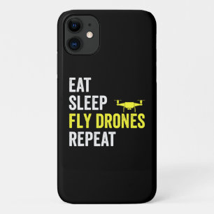 Case-Mate iPhone Case Mangez des drones de drones de sommeil Répéter dro