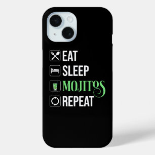 Coque Case-Mate iPhone Mangez des mojitos du sommeil Répéter