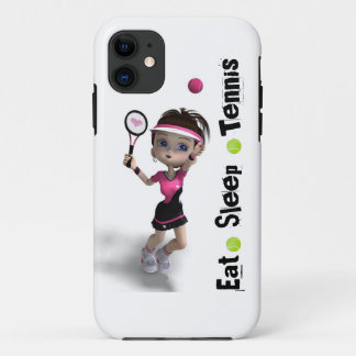 Coque Case-Mate iPhone Mangez la fille de tennis de sommeil