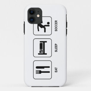 Coques Pour iPhone Mangez le football de sommeil