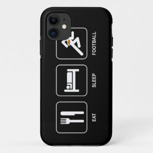 Case-Mate iPhone Case Mangez le football de sommeil