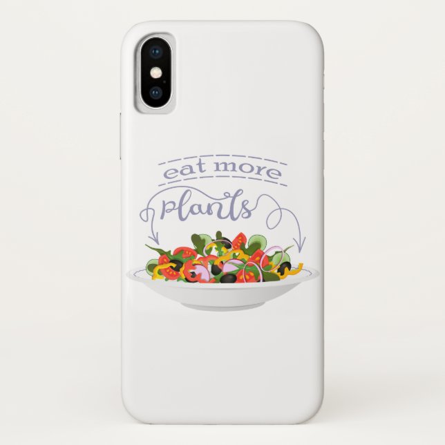 Coques Case-Mate iPhone Mangez plus de plantes frais motivation salade let (Dos)