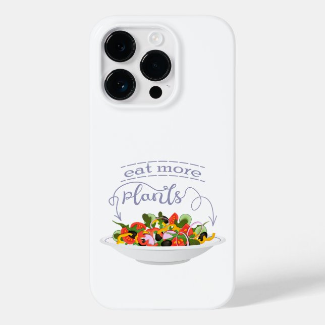Coques Case-Mate iPhone Mangez plus de plantes frais motivation salade let (Verso)