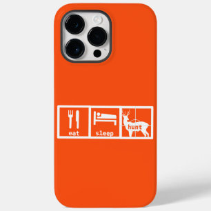 Coque Pour Pour iPhone 14 Pro Max Mangez Sleep Hunt iPhone Deer Stag Buck