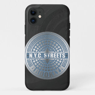 Etui iPhone Case-Mate Manhole Cover Brooklyn Blue