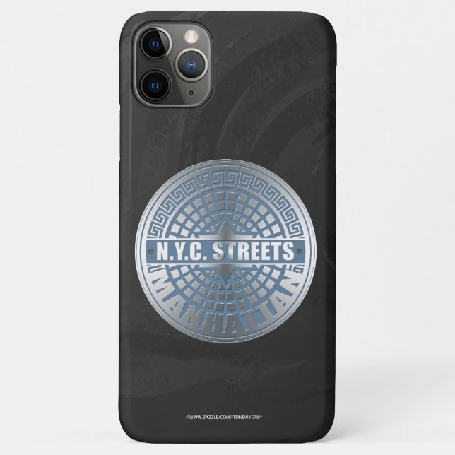 Coques Case-Mate iPhone Manhole Covers Manhattan (Dos)