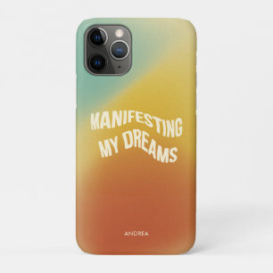Case-Mate iPhone Case Manifestation de texture graineuse funky Retro