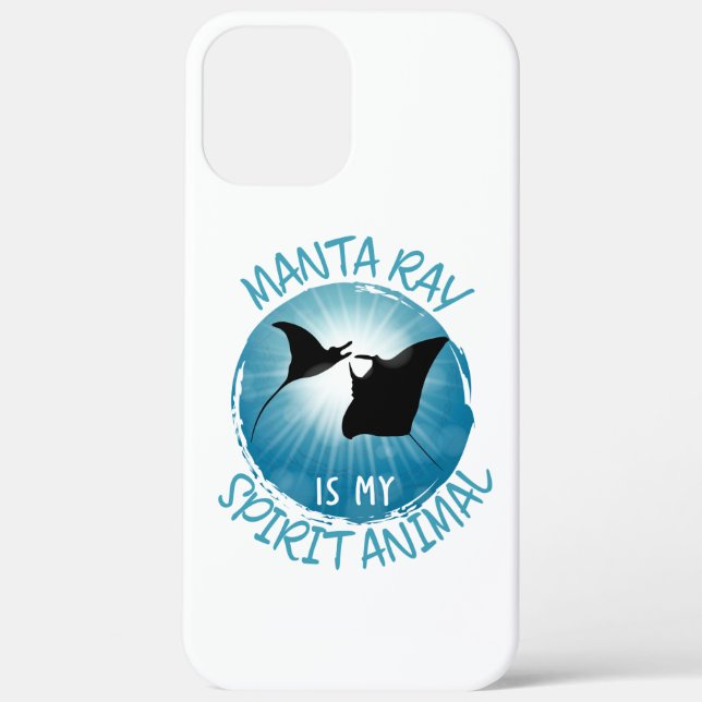 Coques Case-Mate iPhone Manta Ray est mon esprit animal (Verso)