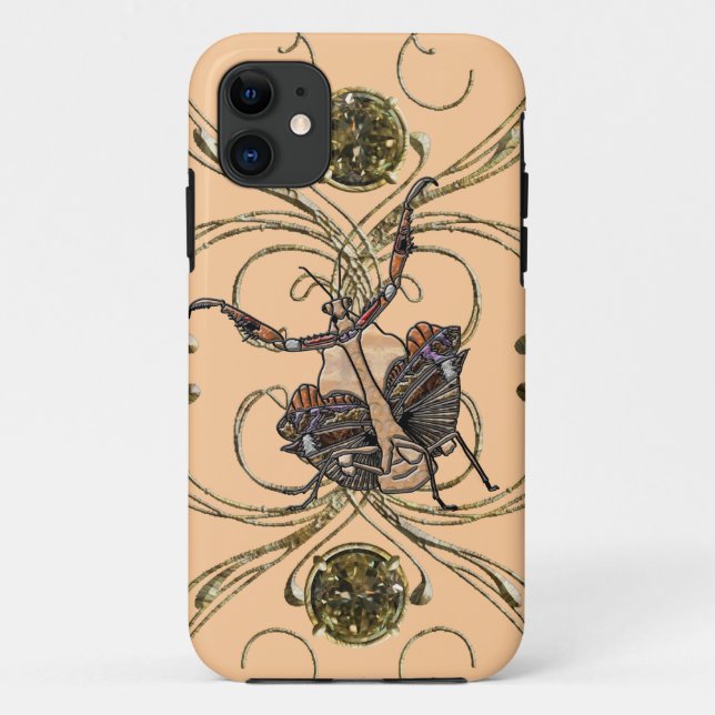Coques Case-Mate iPhone Mantis à feuilles mortes (Dos)