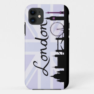 Case-Mate iPhone Case Manuscrit de Londres sur le ciel d'Union Jack et
