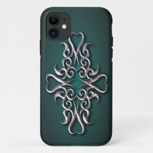 Coque Case-Mate iPhone Maori Hook Design - argent