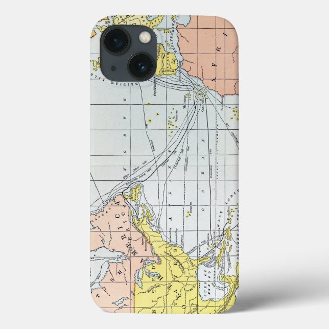 COQUES Case-Mate iPhone MAP: ATLANTIC VOYAGES (Verso)