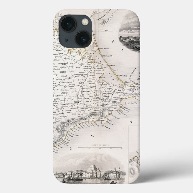 Coques Case-Mate iPhone MAP : CRIMEA, c1855 (Verso)