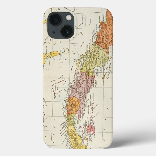 COQUES Case-Mate iPhone MAP: CUBA, 1900 (Verso)