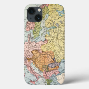 ETUI iPhone Case-Mate MAP: EUROPE, 1885