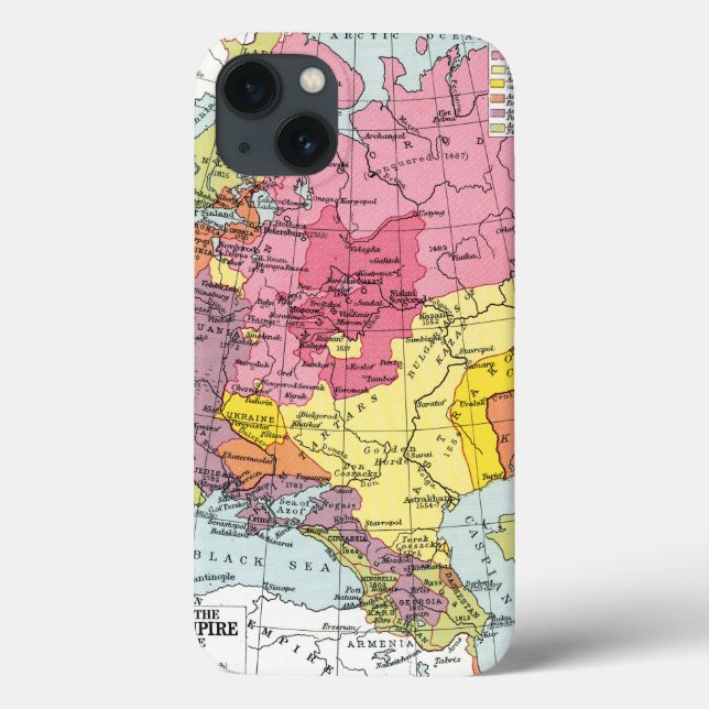 COQUES Case-Mate iPhone MAP: EXPANSION OF RUSSIA (Verso)