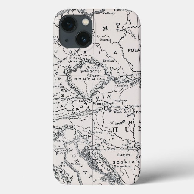 COQUES Case-Mate iPhone MAP: GERMANY AND AUSTRIA (Verso)