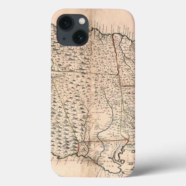 COQUES Case-Mate iPhone MAP: JAMAICA, 1755 2 (Verso)
