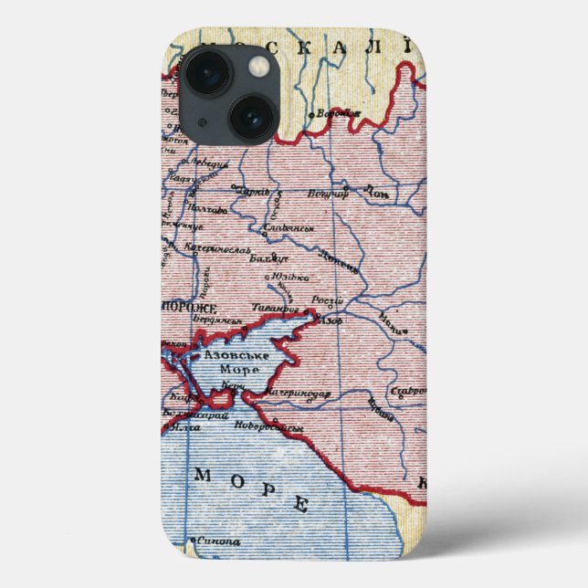 Coques Case-Mate iPhone MAP: UKRAINE, c1906 (Verso)