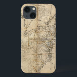 ETUI iPhone 13 MAP : USA, 1783<br><div class="desc">"Les Etats-Unis selon le traité de paix définitif signé à Paris le 3 septembre. 1783." Carte de William McMurray,  1784.</div>