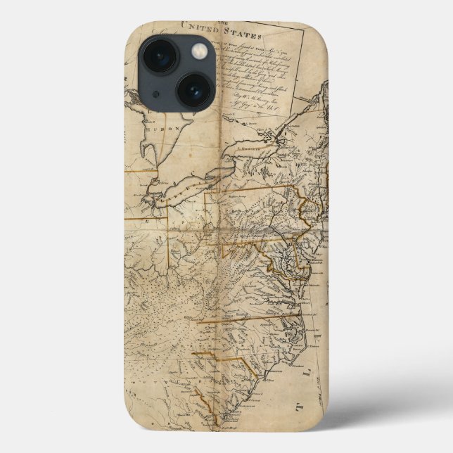 COQUES Case-Mate iPhone MAP : USA, 1783 (Verso)